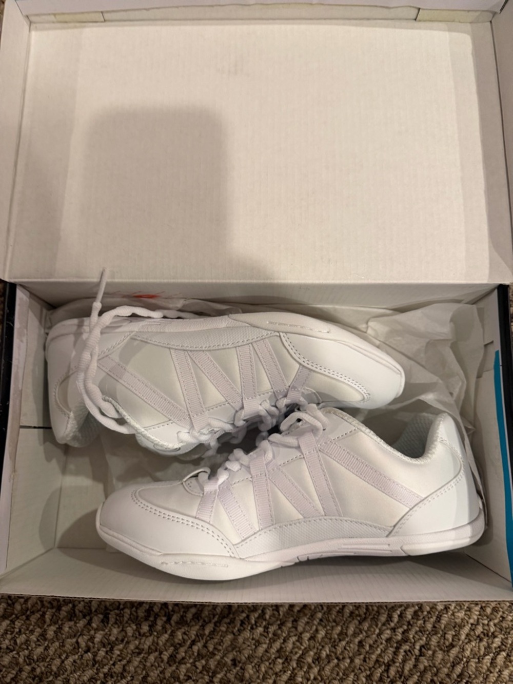 NIB Chasse All-White Cheerleading Athletic Sneakers